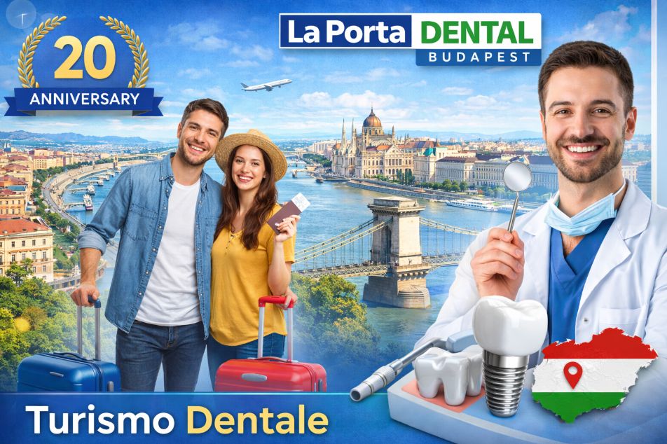 La Porta Dental Budapest, Hungary - Expert in dental tourism, celebrating 20 years of anniversary in 2026.